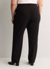 Petite, Black Curvy Straight-Leg Savvy II Pant