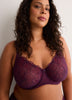 Full-Coverage Underwire Embroidered Mesh Bra - Déesse