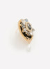 Fancy Embellished Oval Brooch with Pearl