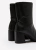 Bottine noire Duna à talon bloc, pied large - Steve Madden