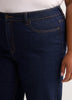 Straight-Leg Mid-Rise Classic Denim Pant - Addition Elle