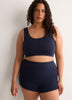 Navy Boyshort Seamless Brief - ti Voglio