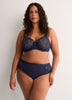 Full-Coverage Underwire Embroidered Mesh Bra - Déesse