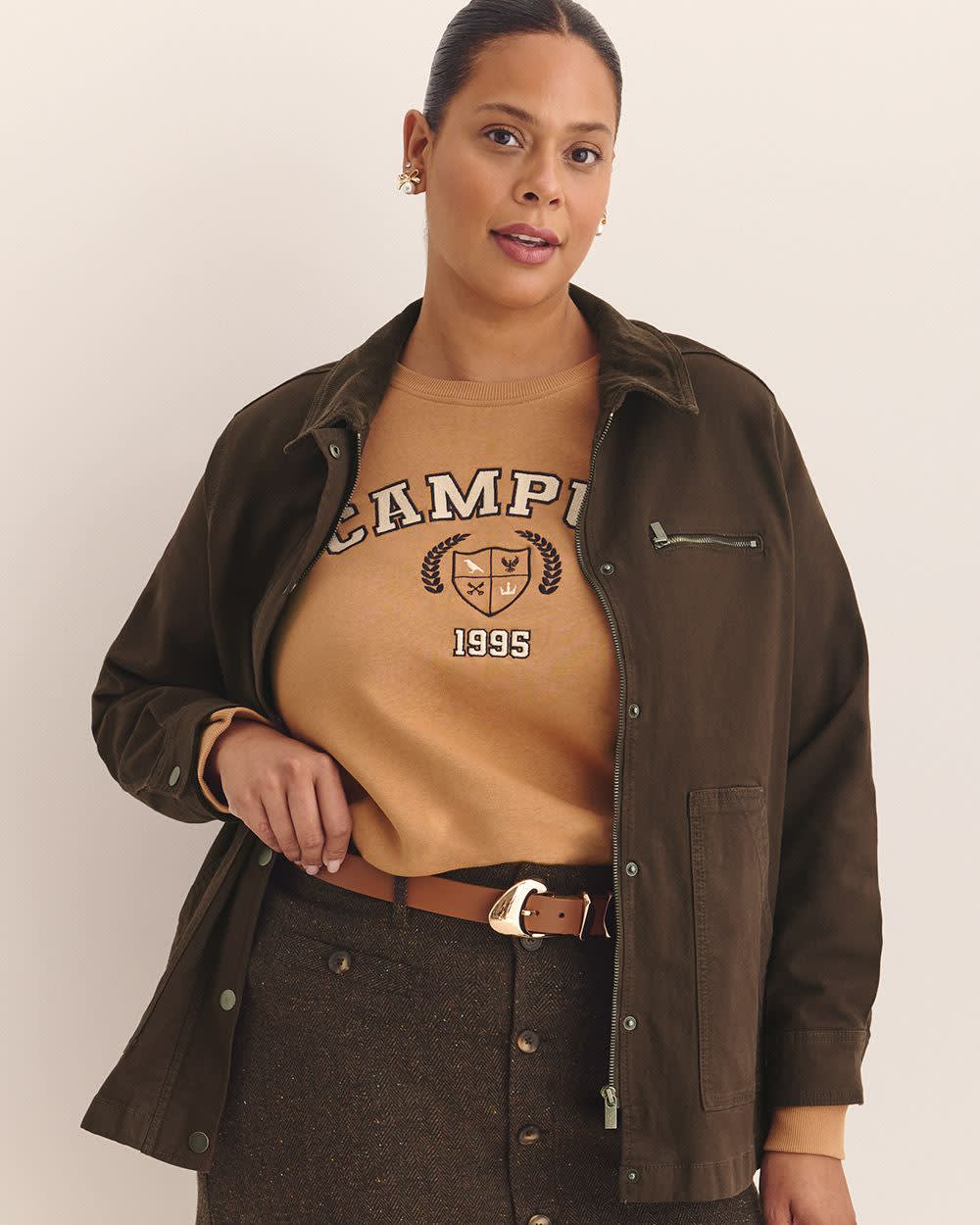 Fleece Crewneck Sweatshirt