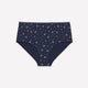 Blue Cotton Full Brief with Heart and Clover Print - tiVOGLIO