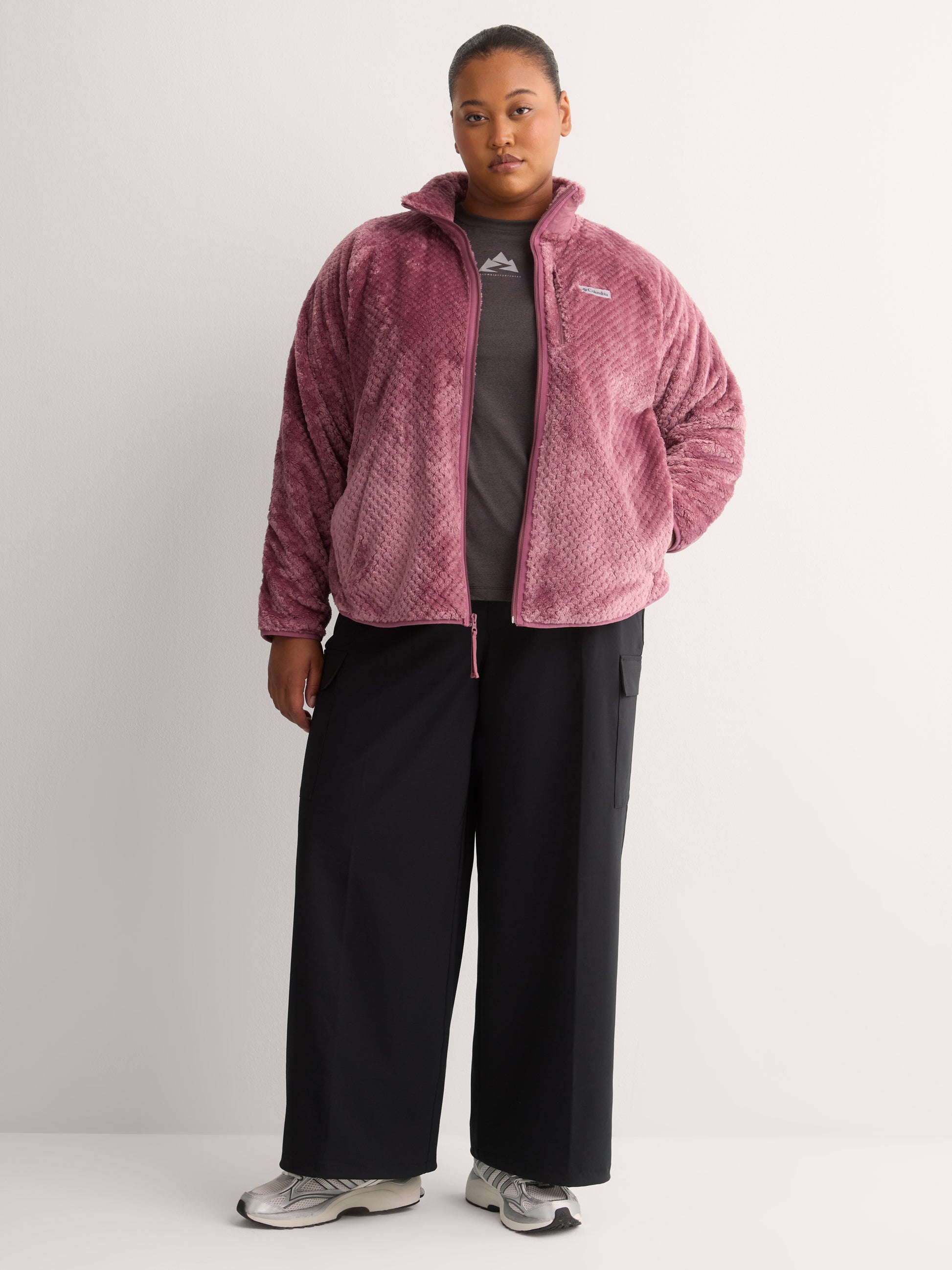 Canyon Camp Textured Fleece Full Zip Jacket - Columbia
