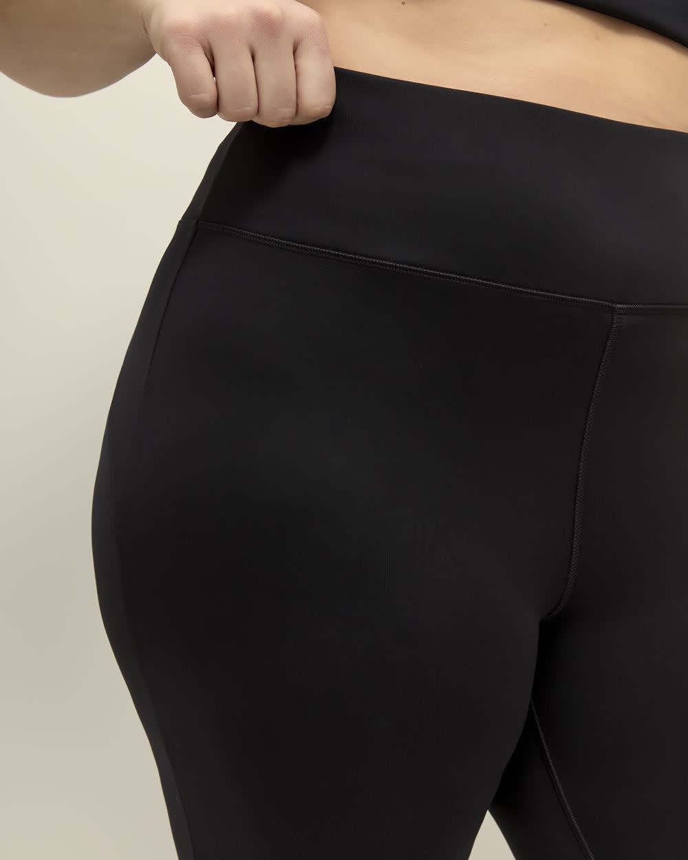 Legging capri noir, tissu responsable - Active Zone