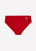 Red High-Cut Cotton Brief with Heart Placement Print - tiVOGLIO