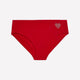 Red High-Cut Cotton Brief with Heart Placement Print - tiVOGLIO