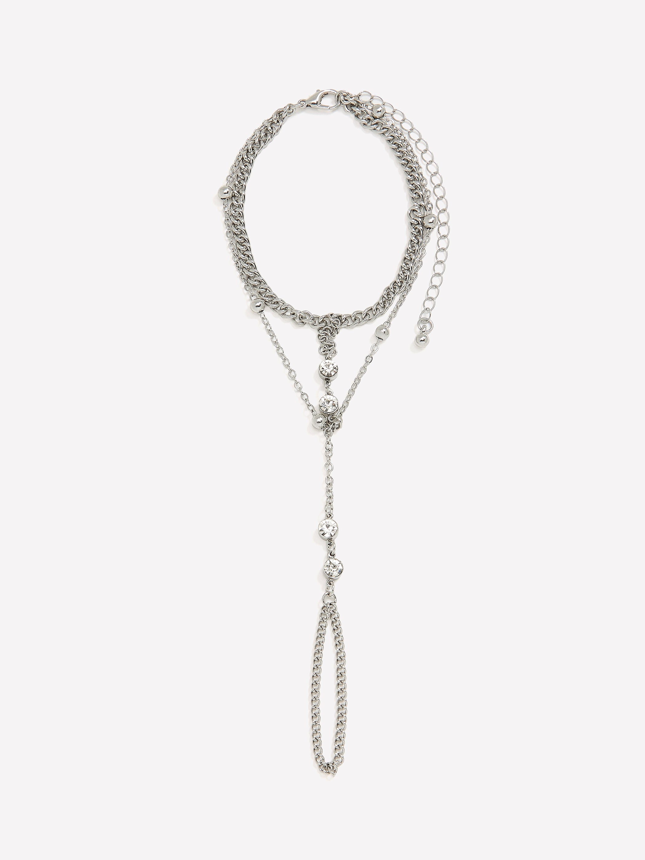 Bracelet with Clear Bead Charm