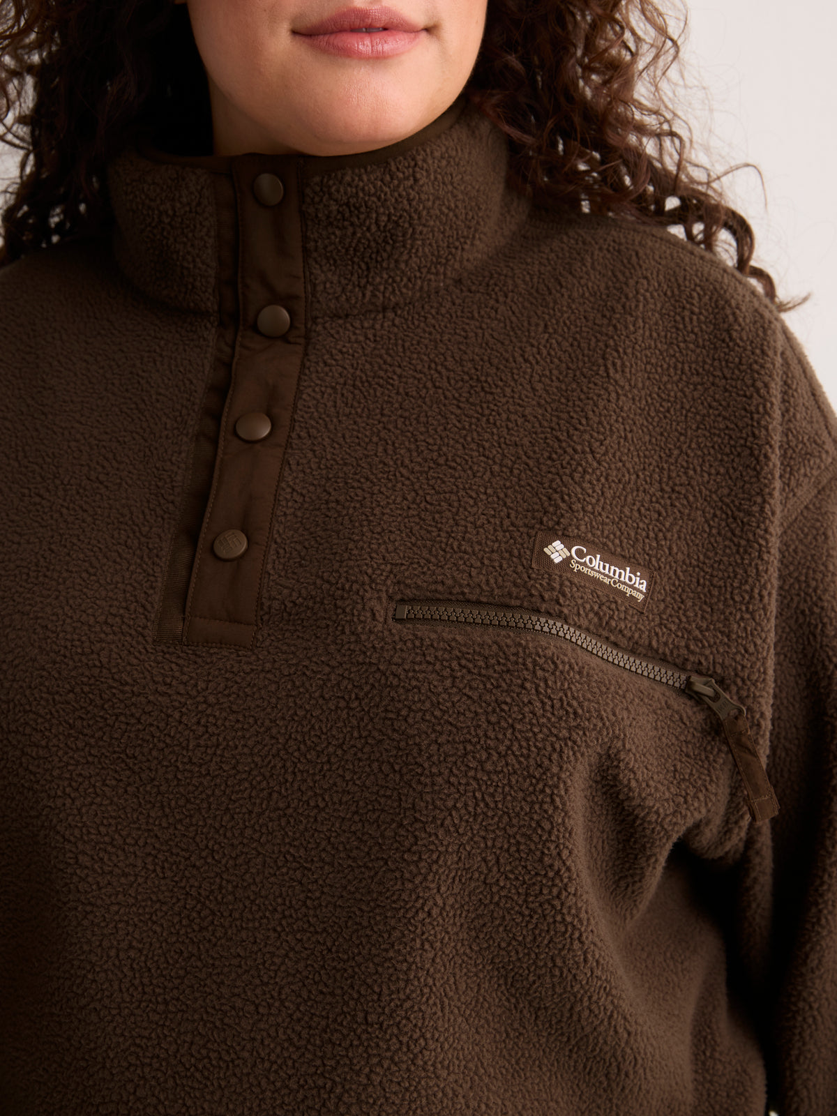 Helvetia II Cropped Half-Snap Fleece Pullover - Columbia