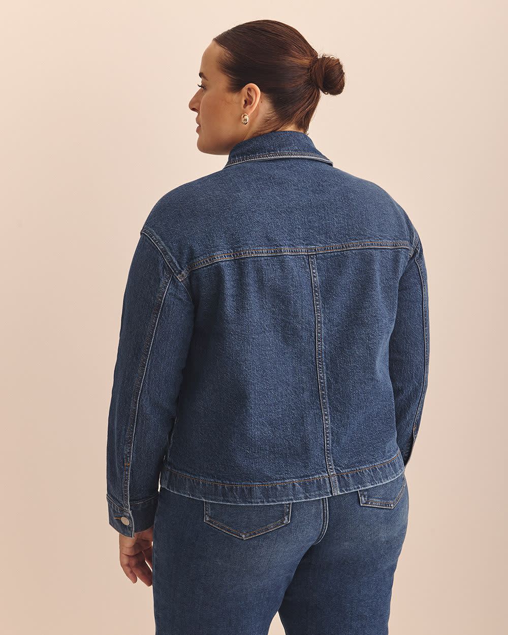 Veste utilitaire en denim courte - Addition Elle
