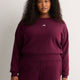Burgundy Feel Cozy Fleece Sweatshirt with Small Logo - adidas