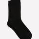 Ribbed Textured Knit Crew Socks