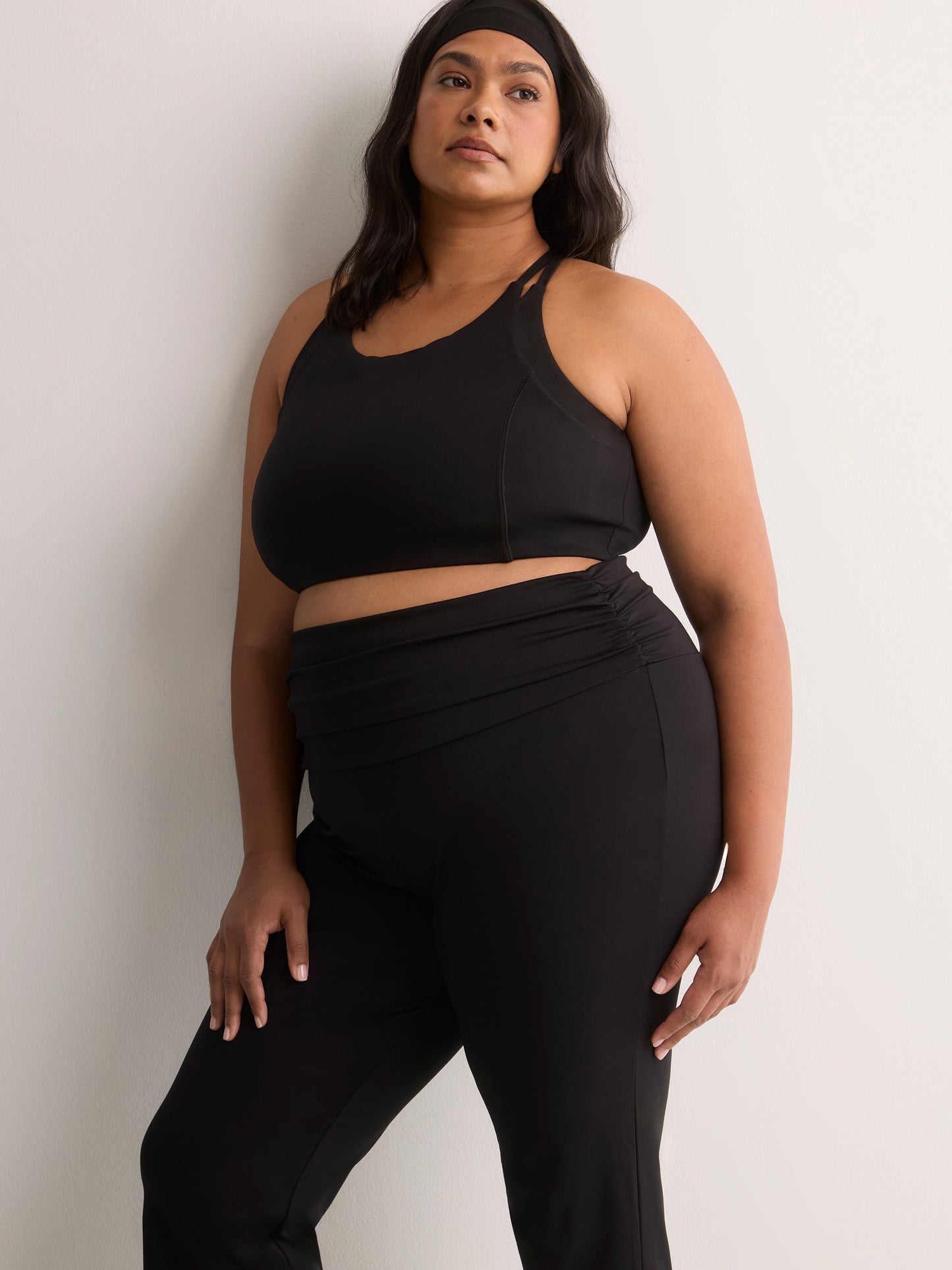Responsible, Petite, Yoga Legging with Shirring Waistband - Active Zone