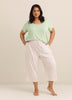 Printed Straight-Leg Pyjama Capri Pant - ti Voglio