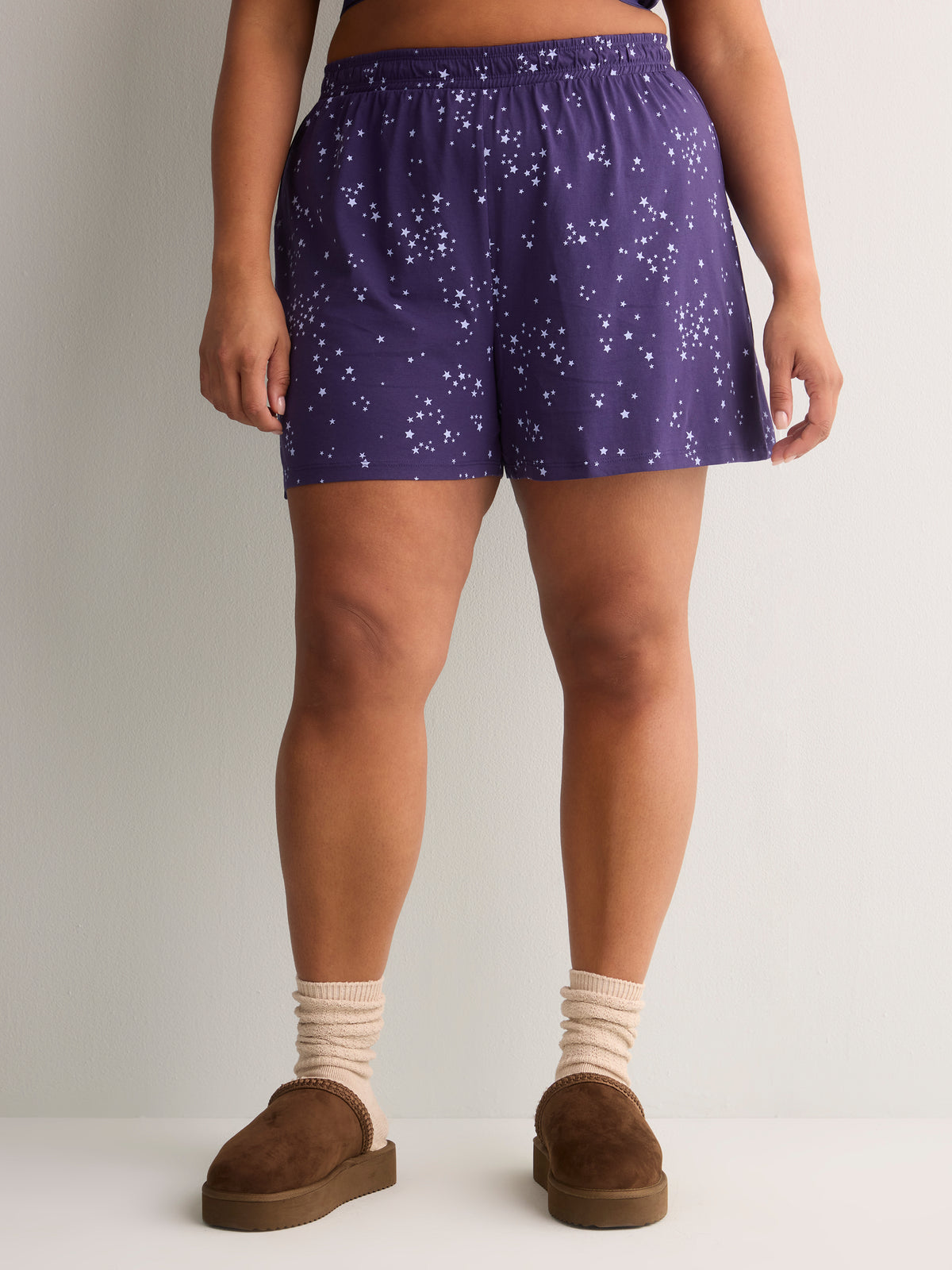 Star-Print Cotton Knit Boxer - tiVOGLIO
