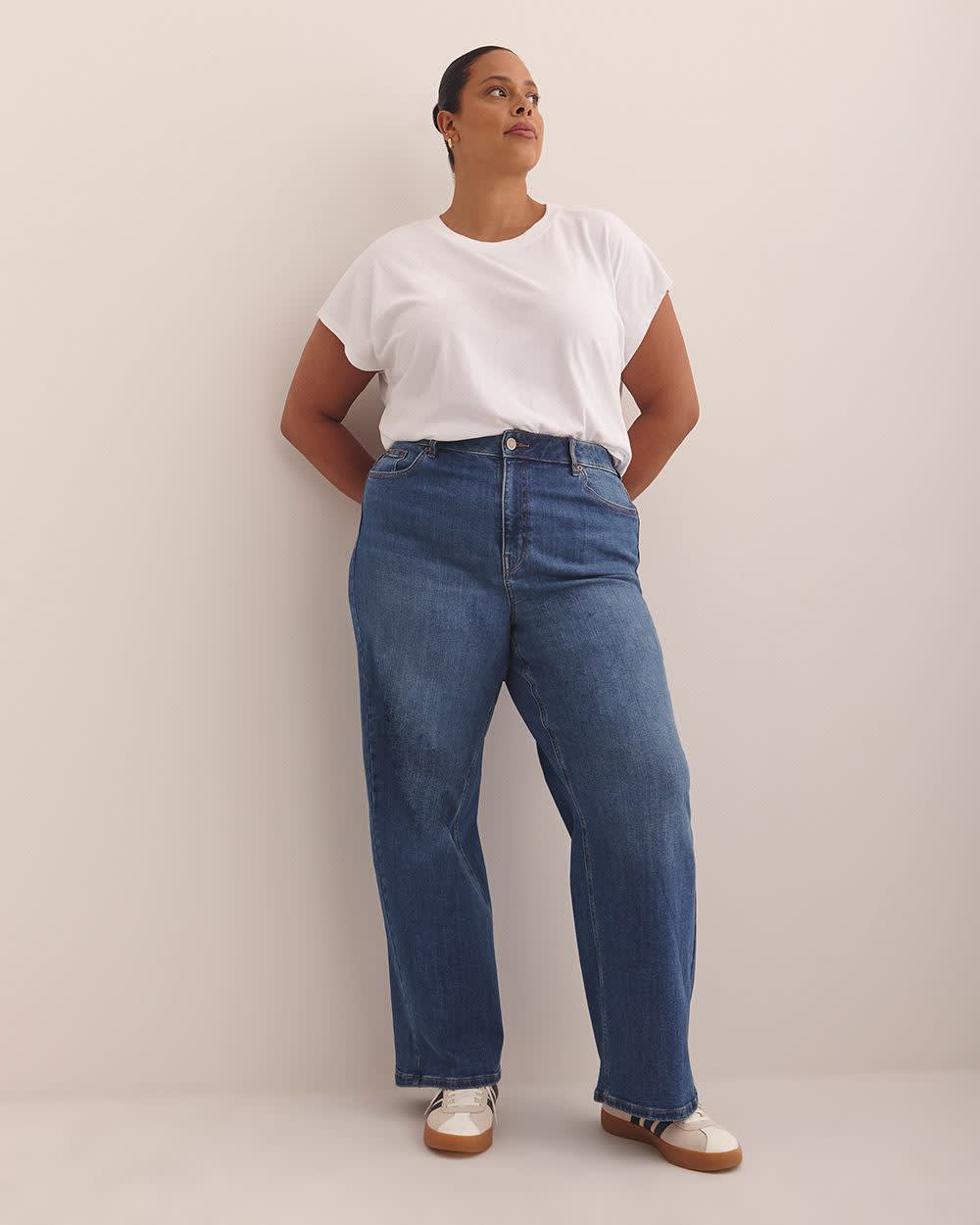 Jean en denim large coupe curvy CPTPP D/C