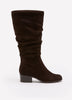 Wide Width, Daytona Tall Slouchy Microsuede Boot
