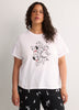 White Short-Sleeve Pyjama Top with Dalmatian Print - Disney