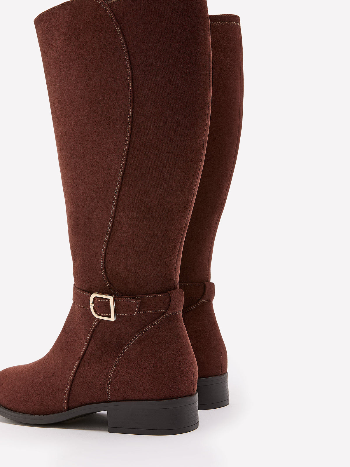 Extra Wide Width, Faux-Suede Tall Riding Boot