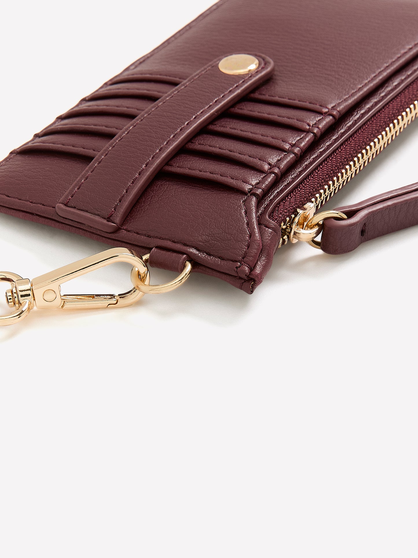 Faux Leather Wrist Wallet