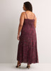 Floral Sleeveless Fit-and-Flare Maxi Dress - Addition Elle
