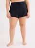 Maillot short classique extensible noir