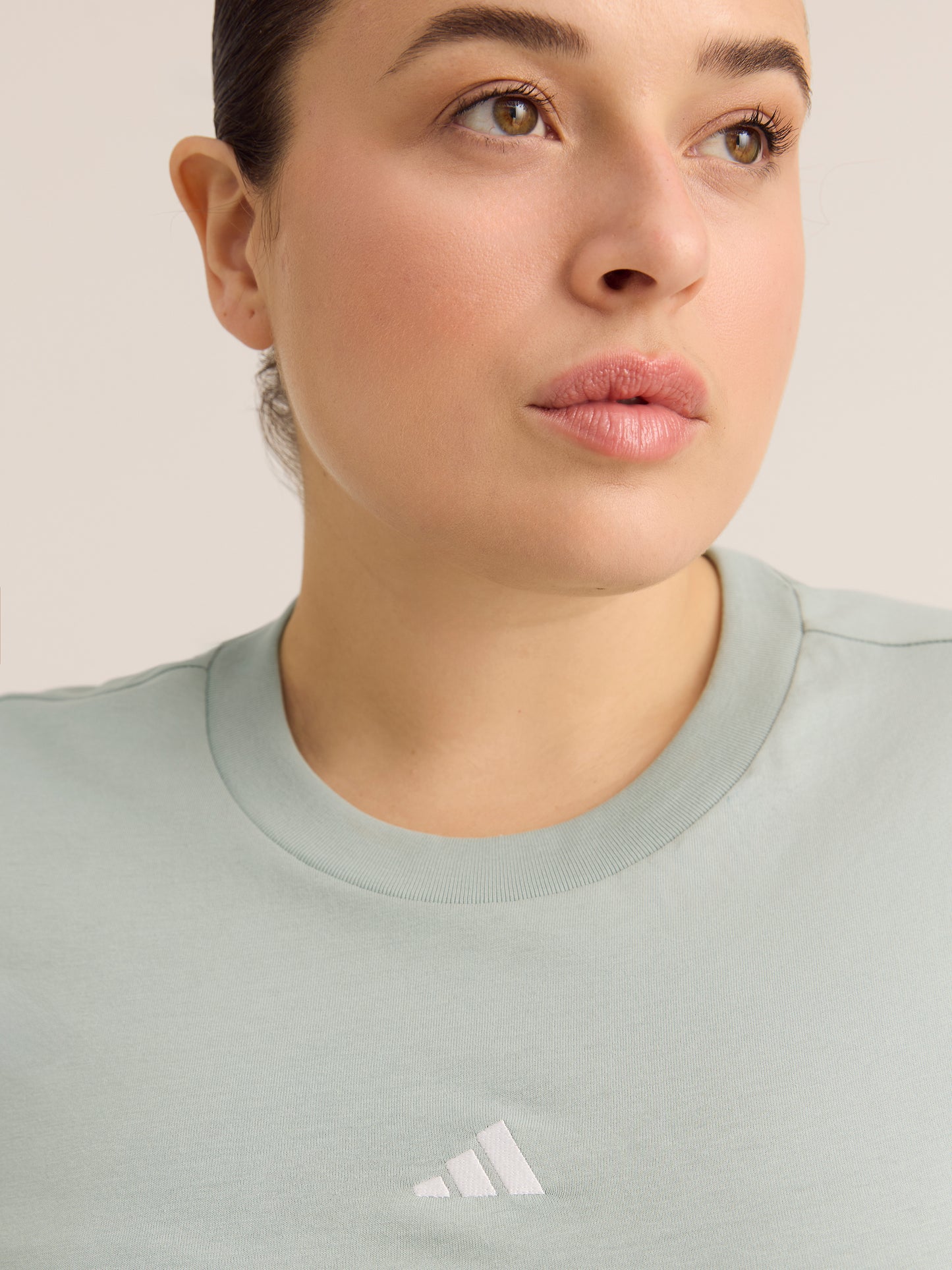 Essentials Crewneck Tee with Small Logo - adidas