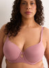 Rose Microfiber Padded T-Shirt Bra - Déesse Collection