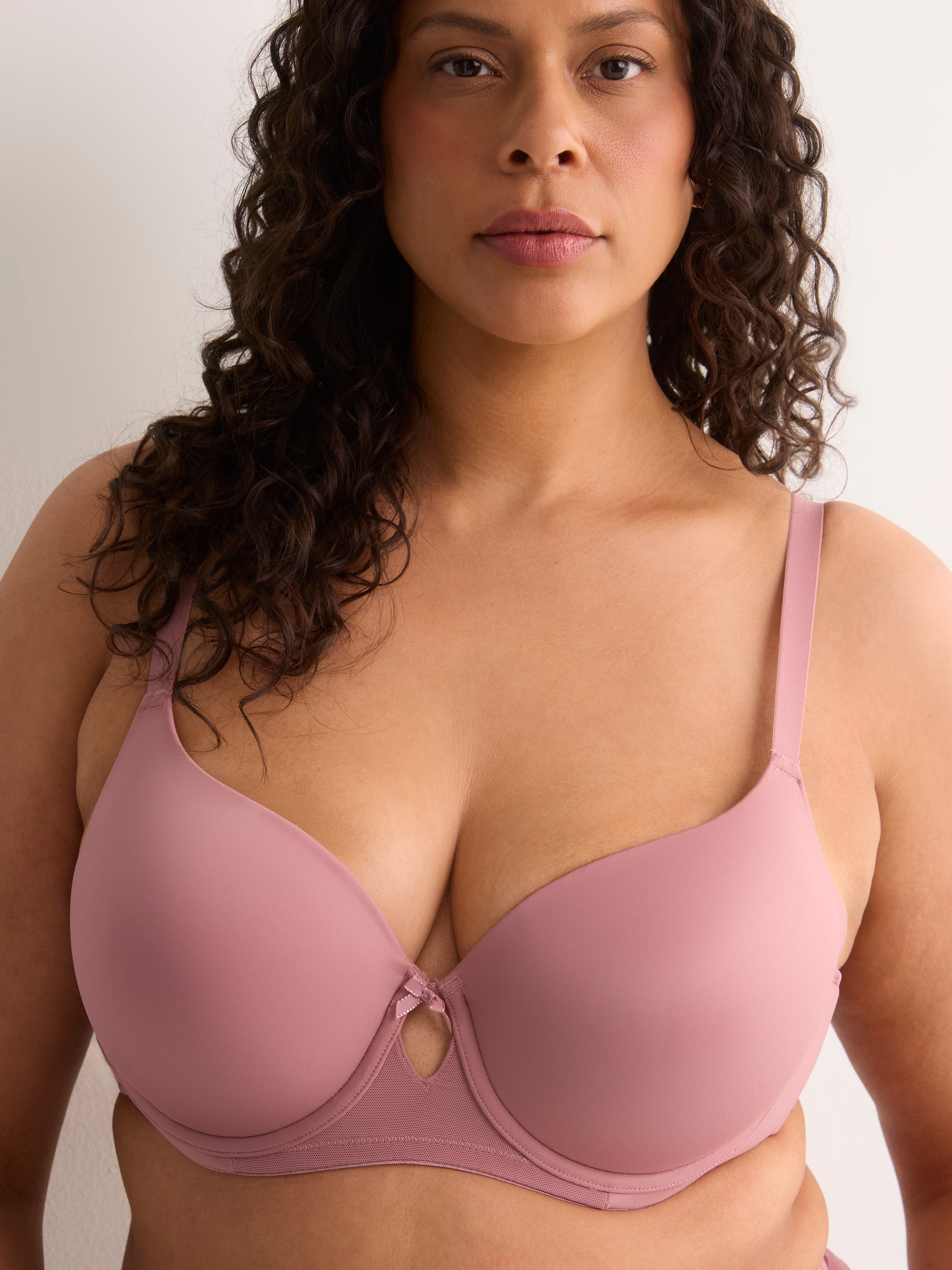 Rose Microfiber Padded T-Shirt Bra - Déesse Collection