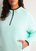 Cloud Waffle Hooded Half-Zip Sweatshirt - Active Zone