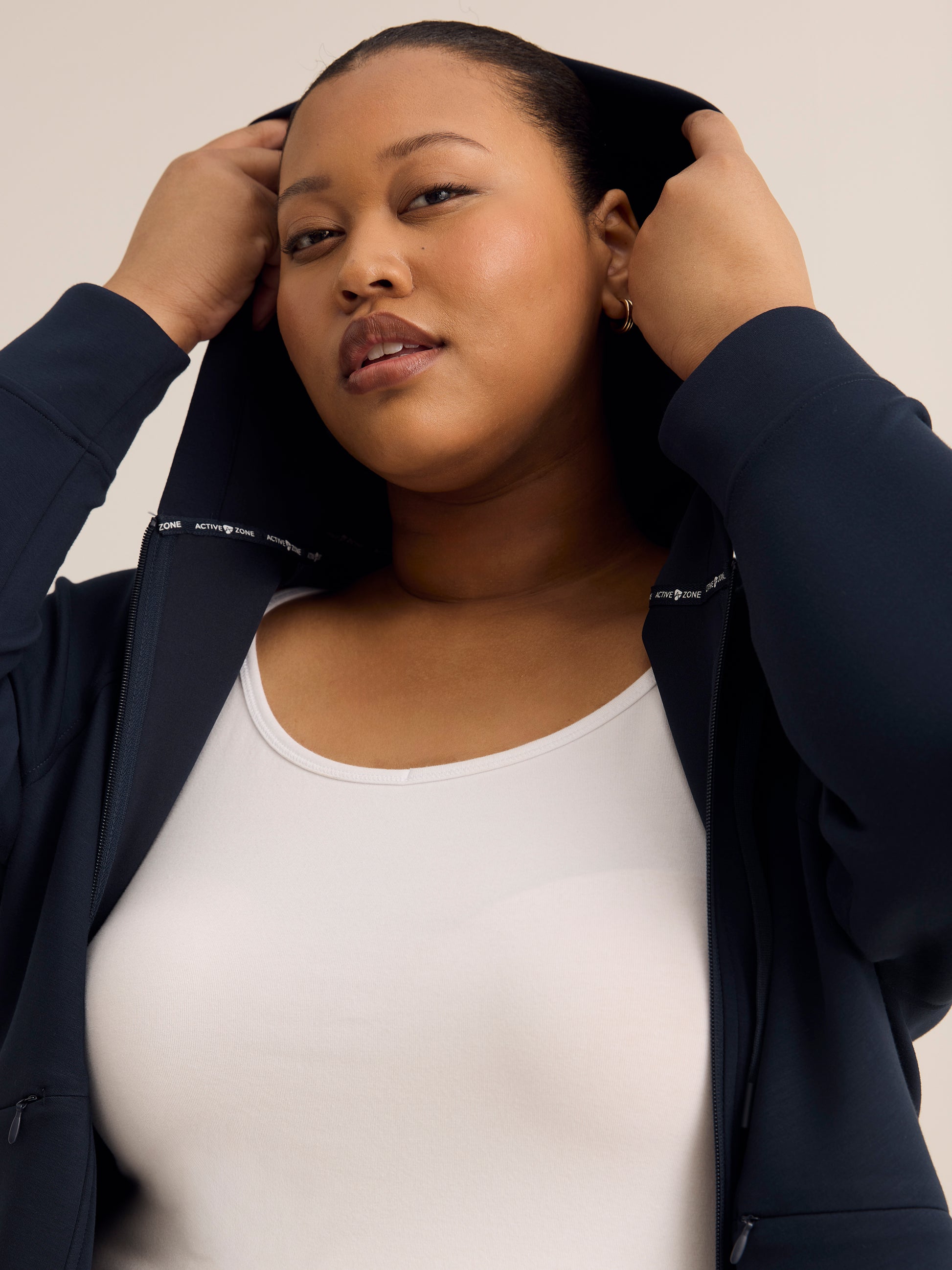 Responsible, Lightweight Hooded Zipper Jacket - Active Zone