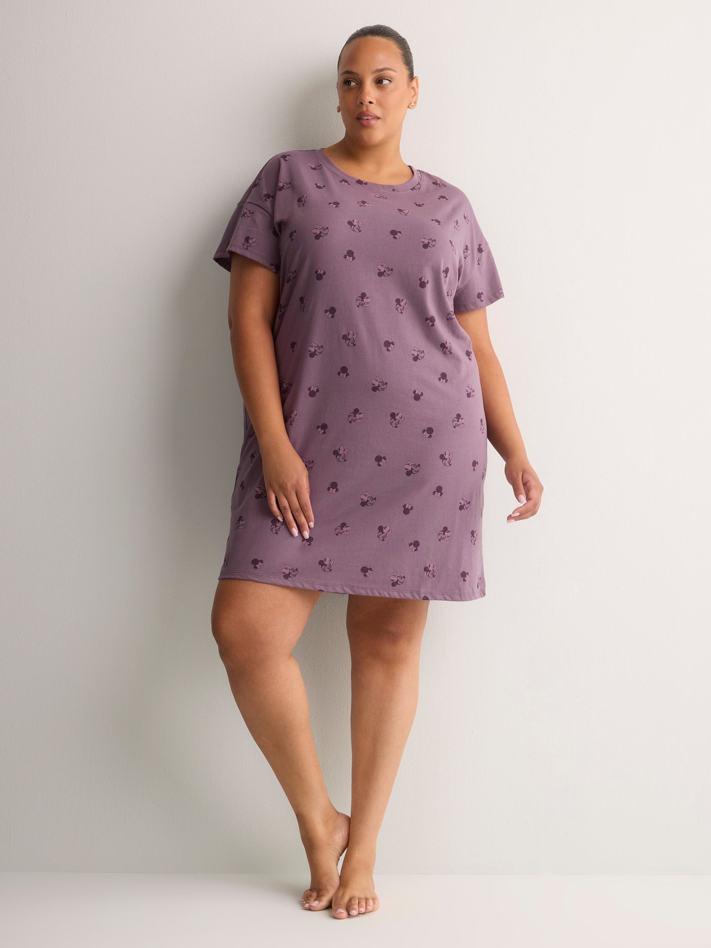Minnie Mouse Cotton Knit Short-Sleeve Sleepshirt - Disney