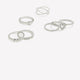 Assorted Dainty Rings, Set of 7