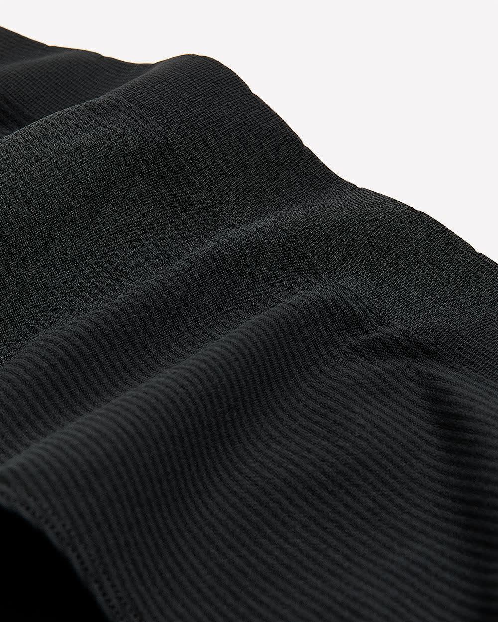 Black Striped Seamless Brief - ti Voglio