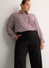 Petite, Black Ponte de Roma Wide-Leg Pant, Essential Pant