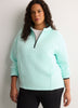Cloud Waffle Hooded Half-Zip Sweatshirt - Active Zone