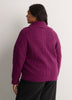 Straight Zippered Sweater Cardigan