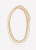 Short Golden Necklaces, Set of 3