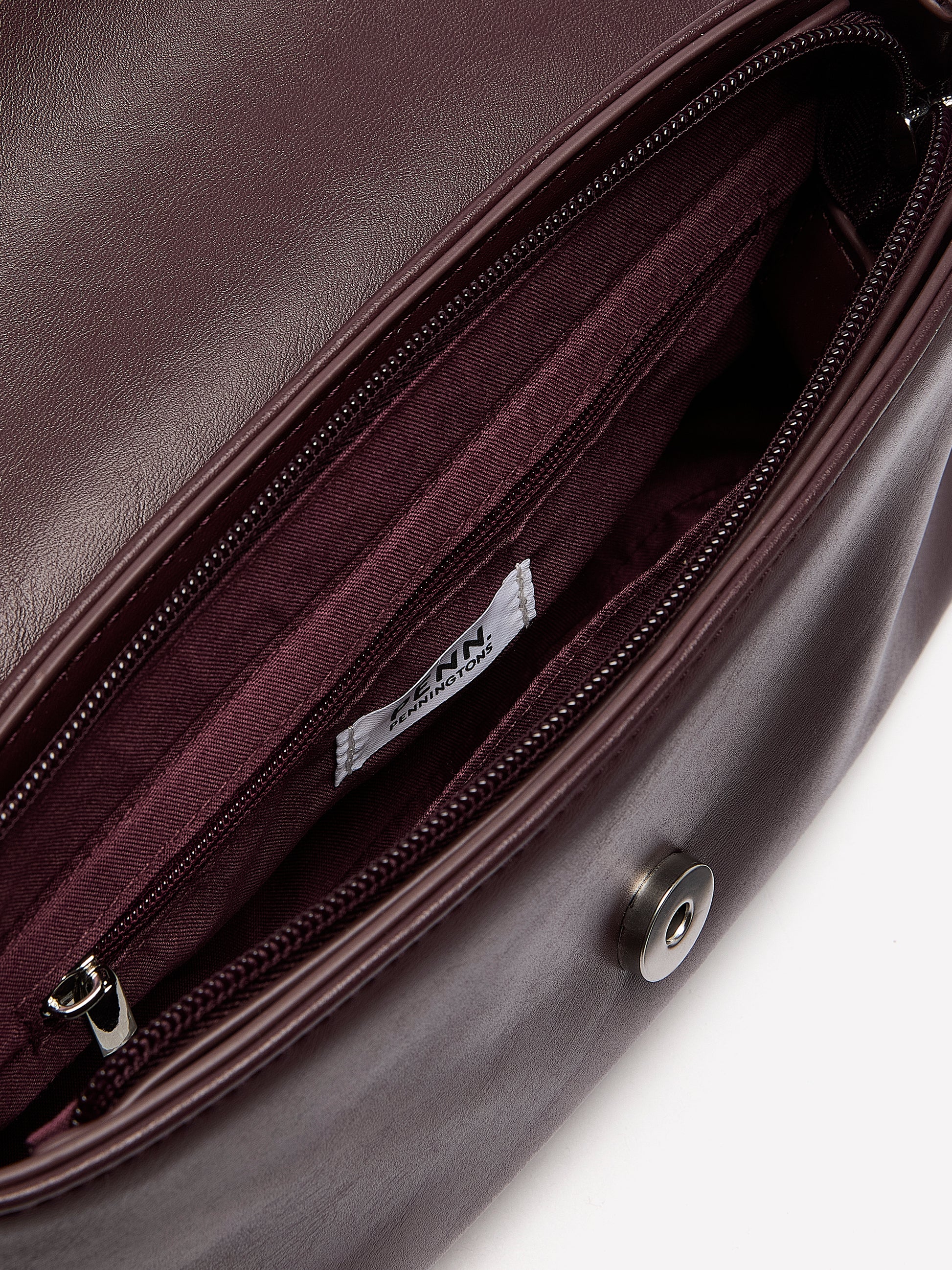 Fig Faux Leather Crossbody Handbag
