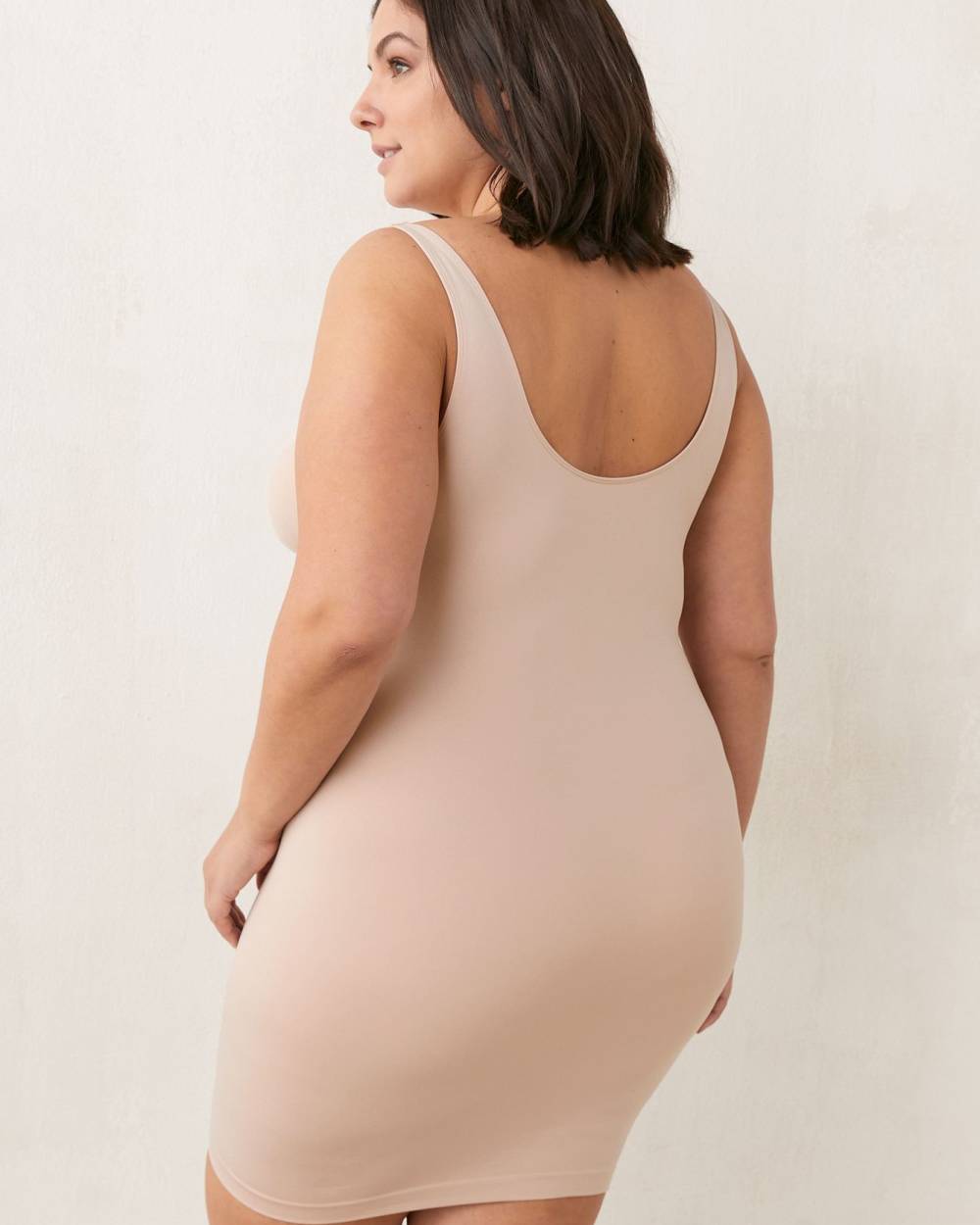 Seamless Shaping Slip Dress - tiVOGLIO