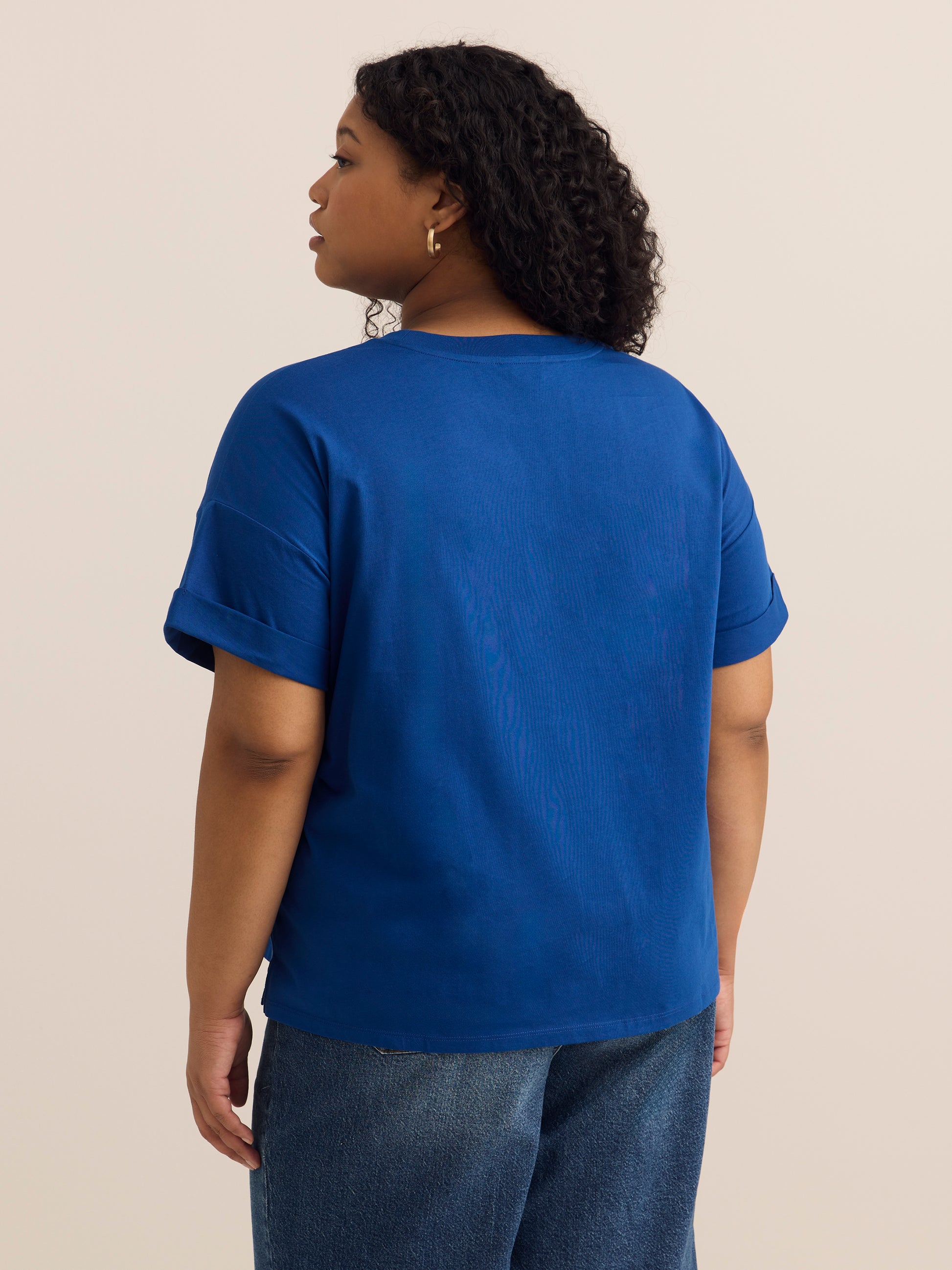 Boxy-Fit Short-Sleeve Crew-Neck T-Shirt