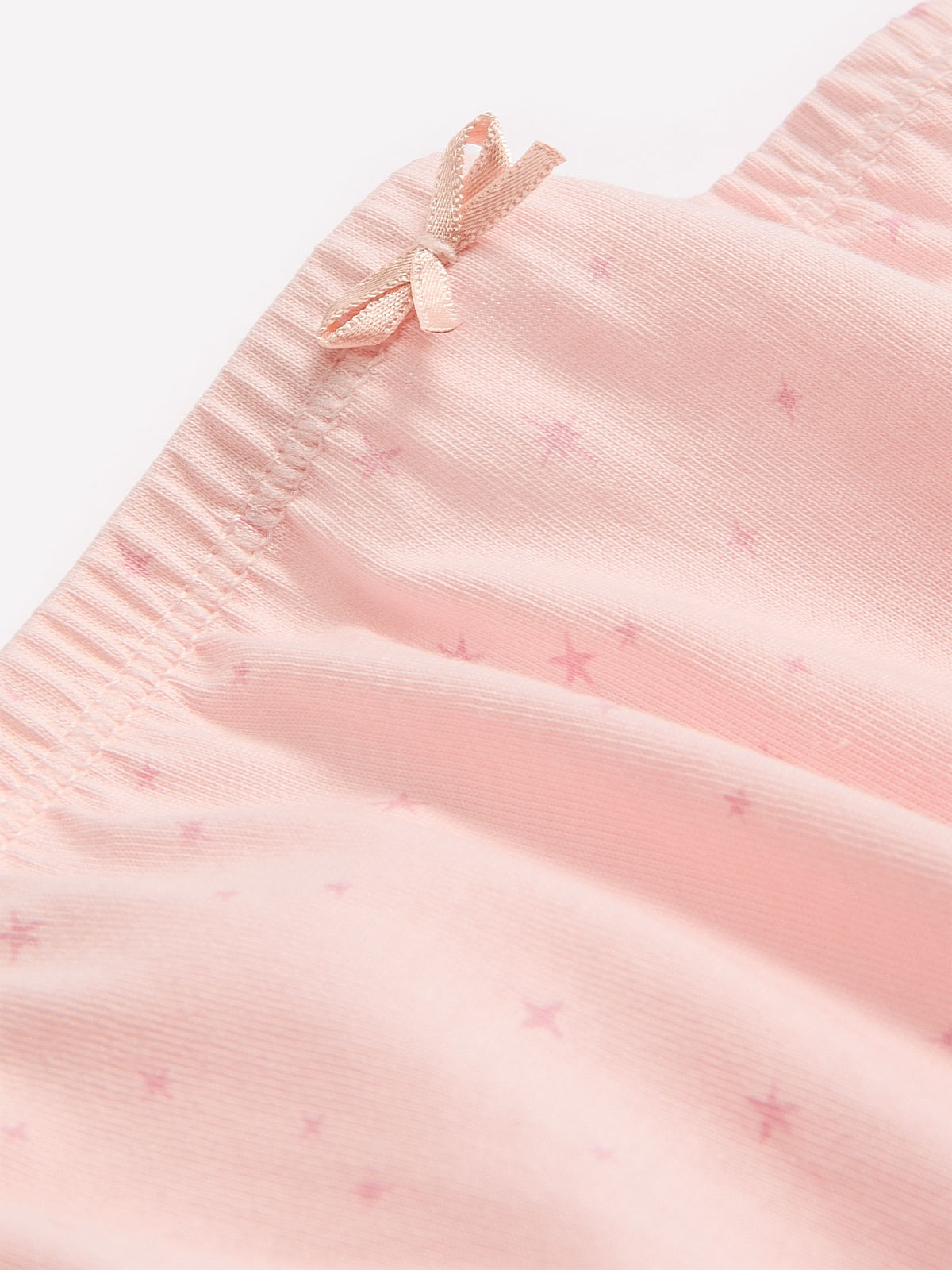 Pink Star-Print Cotton Full Brief - tiVOGLIO
