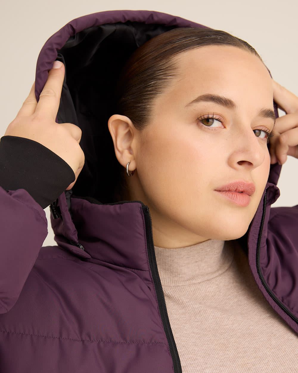 Responsible, Purple Belted Snow Jacket - Active Zone