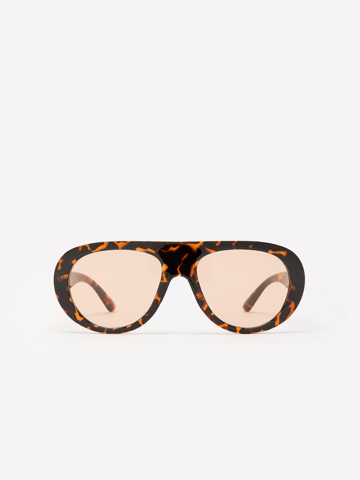 Oval Tortoise Sunglasses