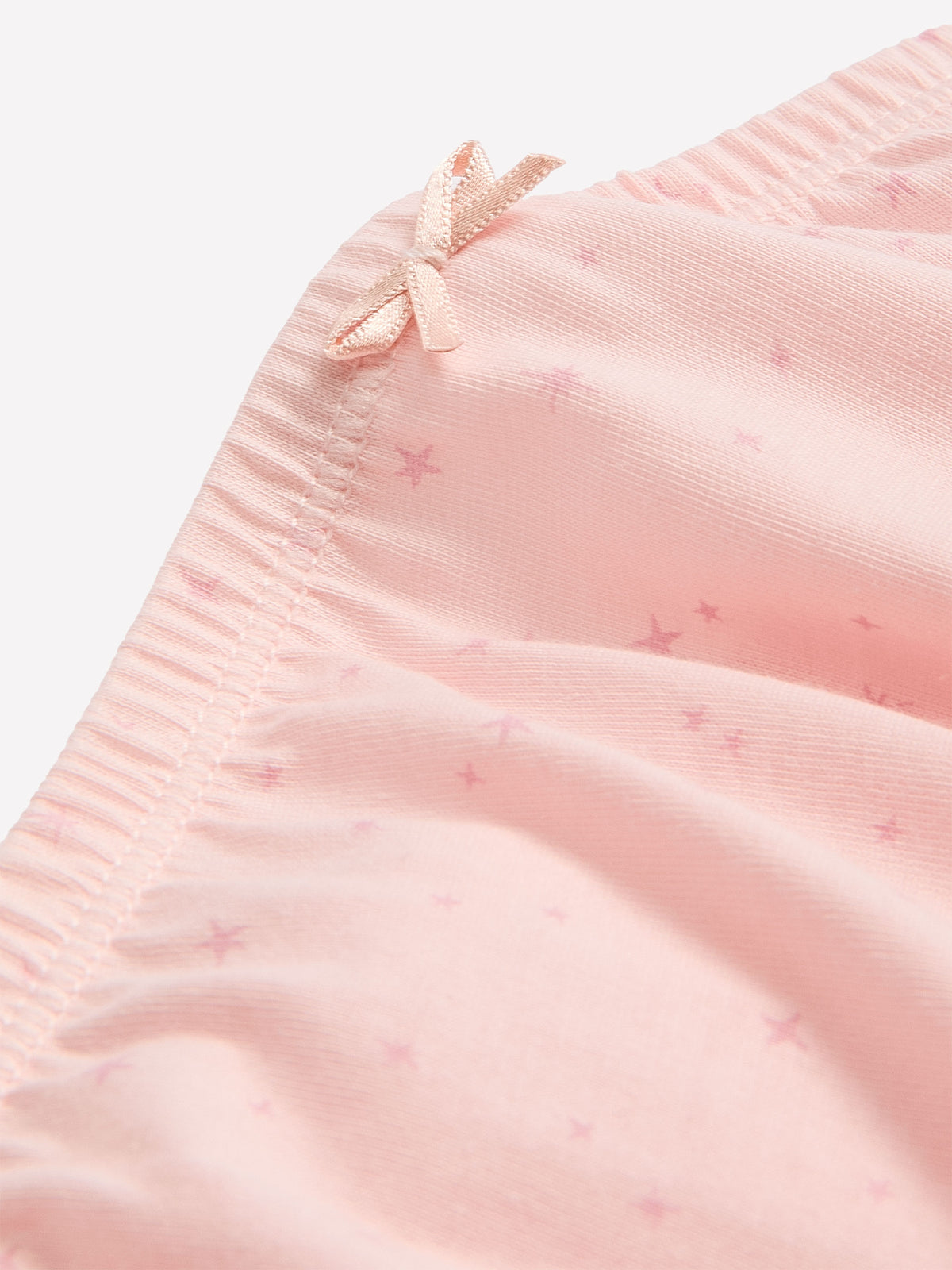 Pink Star-Print High-Cut Cotton Brief - tiVOGLIO