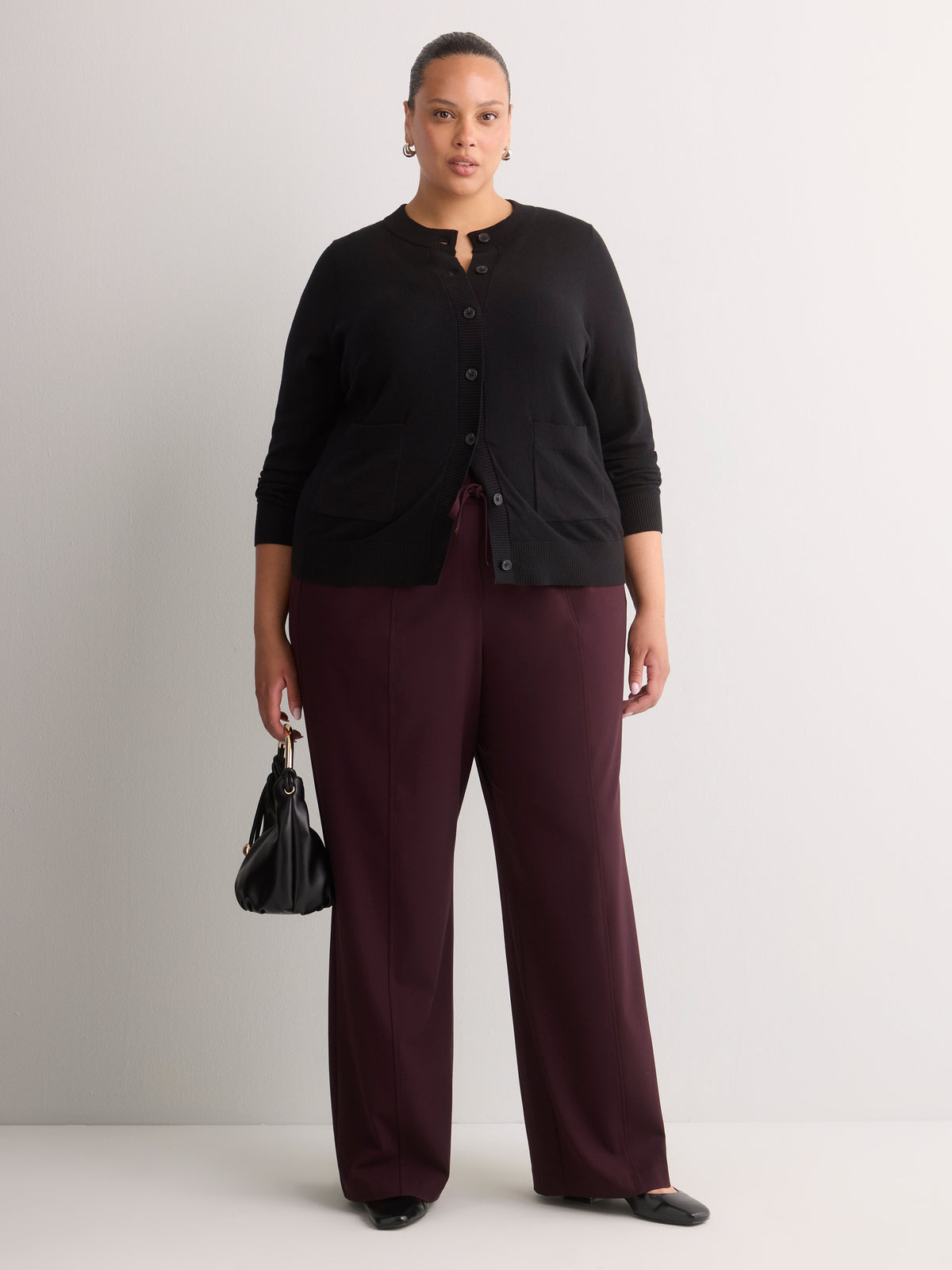 Petite, Pull-On Wide-Leg Workleisure Pant