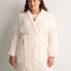 Belted Waffle Plush Robe - tiVOGLIO