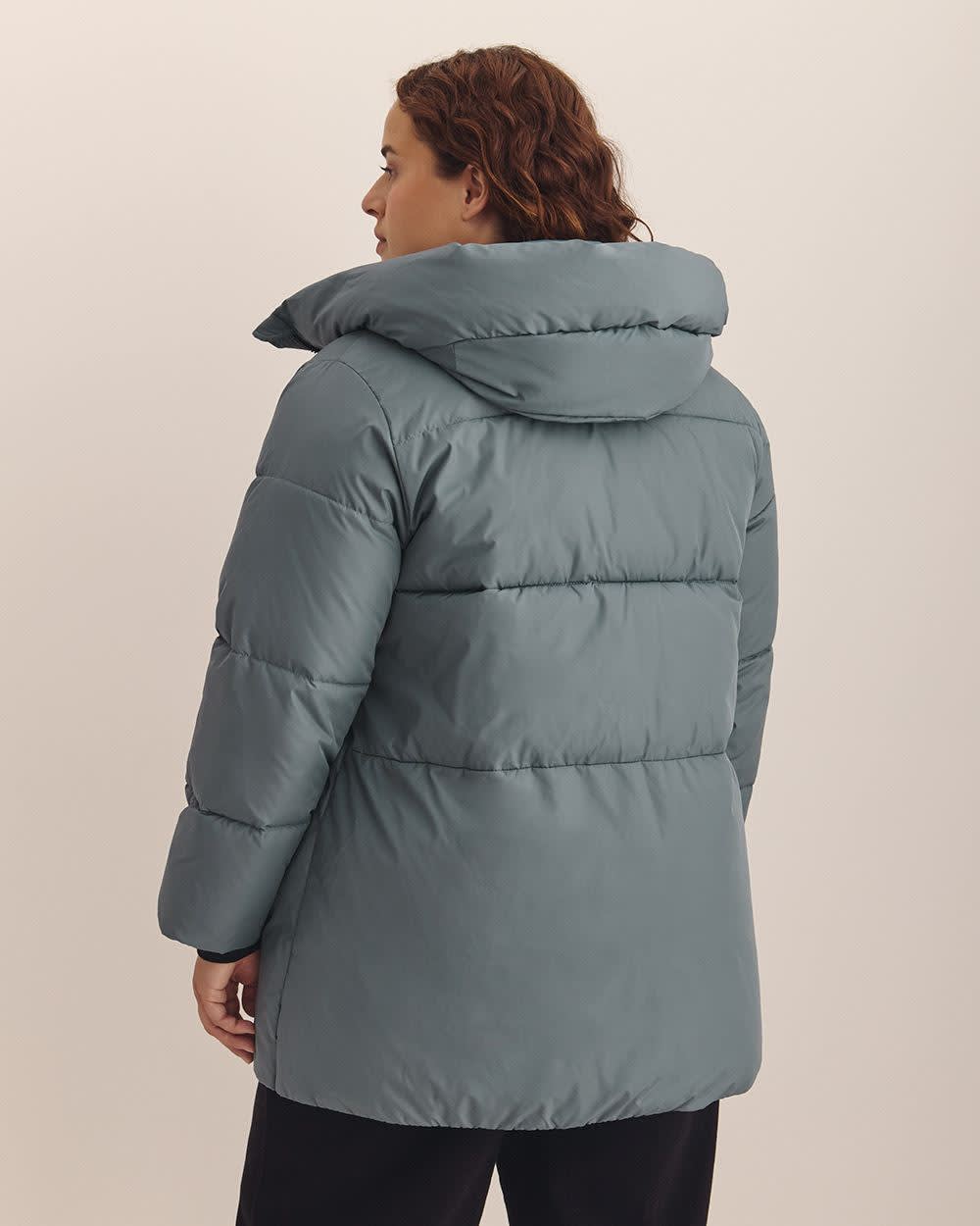 Short Hooded Puffer Jacket
